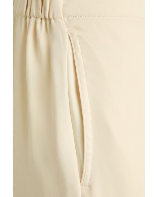 Rag & Bone Natural Blanca Satin Wide-Leg Pants