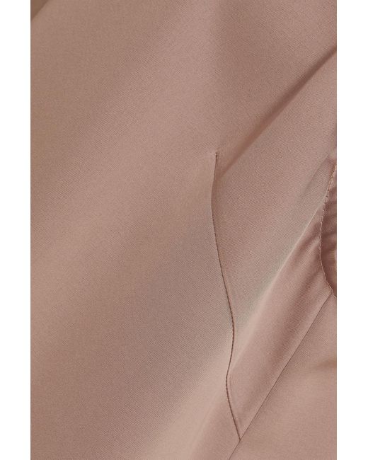 A.Emery Brown Satin Top