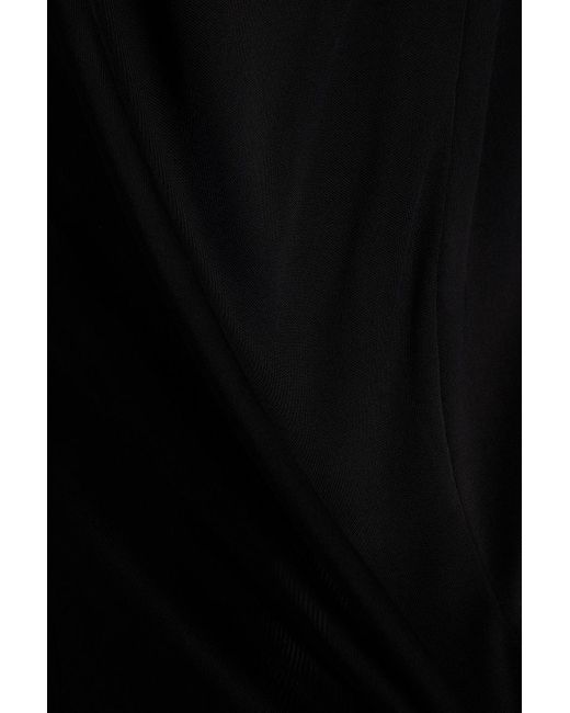 BITE STUDIOS Black Satin-jersey Maxi Pencil Skirt