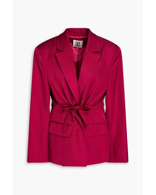 By Malene Birger Pink Biento Twill Blazer