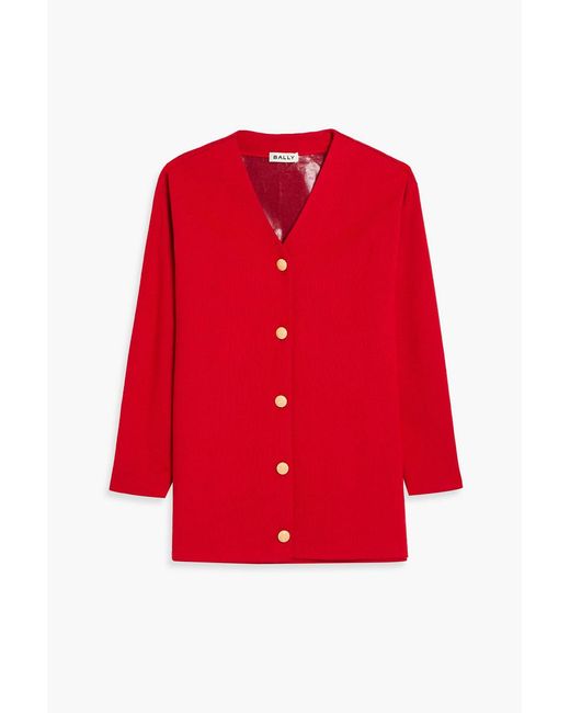 Bally Red Knitted Jacket