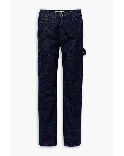 Nili Lotan Blue Calvin Carpenter High-rise Straight-leg Jeans