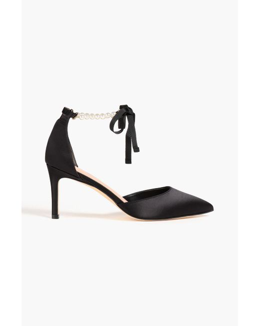 Stuart weitzman satin pumps sale