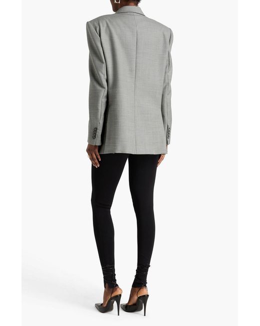 Magda Butrym Gray Wool-Blend Blazer