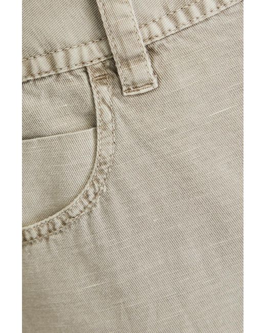James Perse Natural Slim-fit Cotton-blend Twill Pants for men