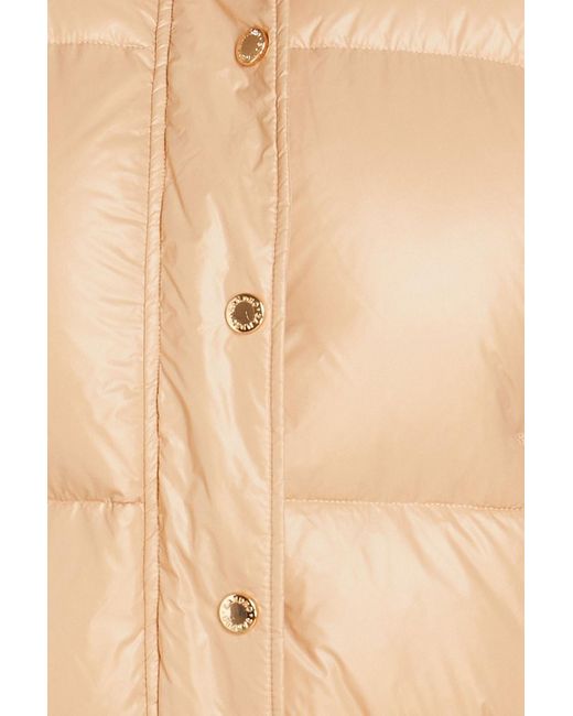 Sandro Natural Quilted Shell Hooded Jacket