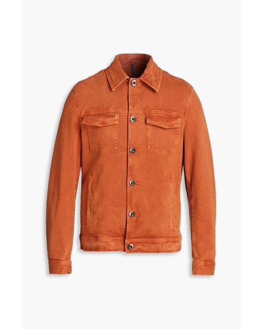 Slowear Orange Montedoro Denim Jacket for men