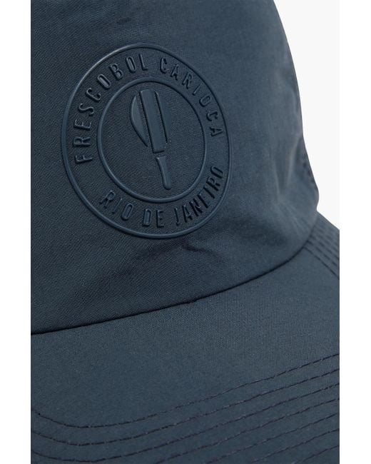 Frescobol Carioca Blue Logo-appliquéd Shell Baseball Cap for men