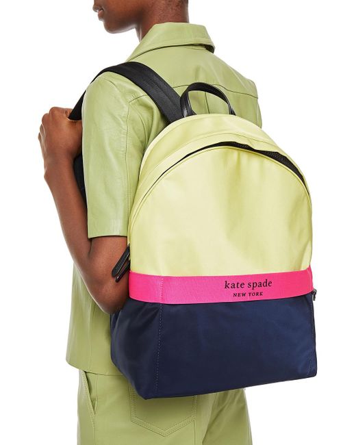 kate spade navy blue backpack