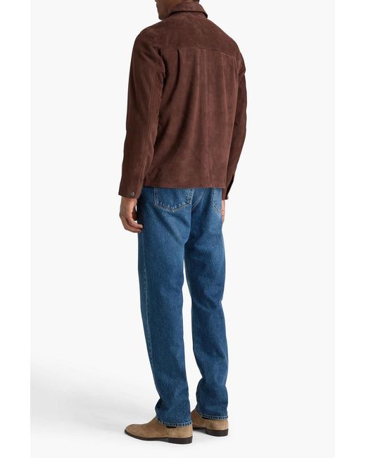 Rag & Bone Brown Eli Suede Jacket for men