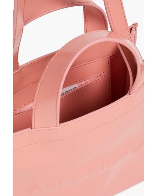 Acne Pink Embossed Tote
