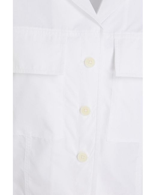 3.1 Phillip Lim White Hemd aus popeline aus einer baumwollmischung