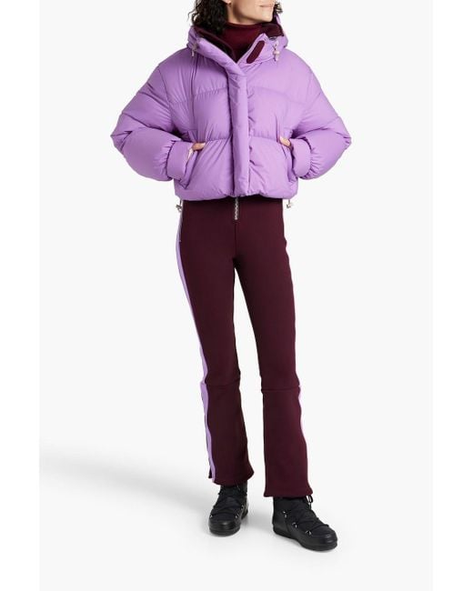 CORDOVA Purple Aomori Quilted Hooded Down Ski Jacket