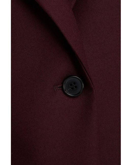 Theory Purple Wool-Twill Blazer