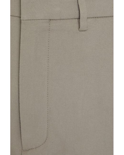 Dunhill Gray Cotton-Blend Twill Pants for men