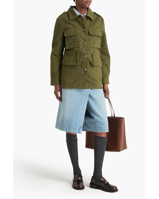 Bally Green Cotton-Blend Jacket