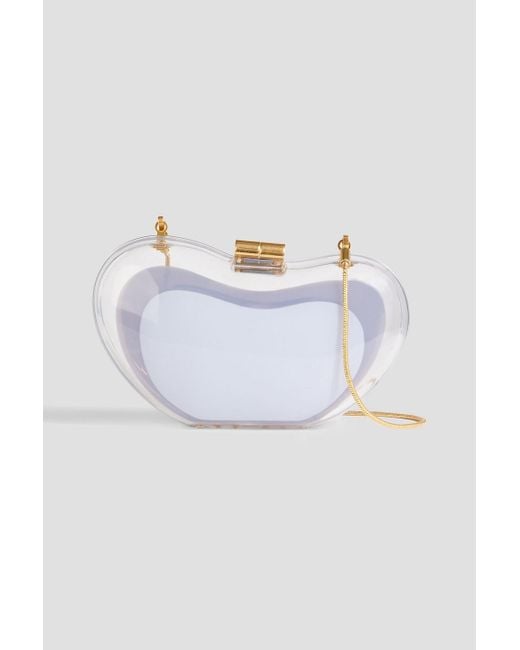 Jonathan Simkhai White Clutch "shadow" aus acryl