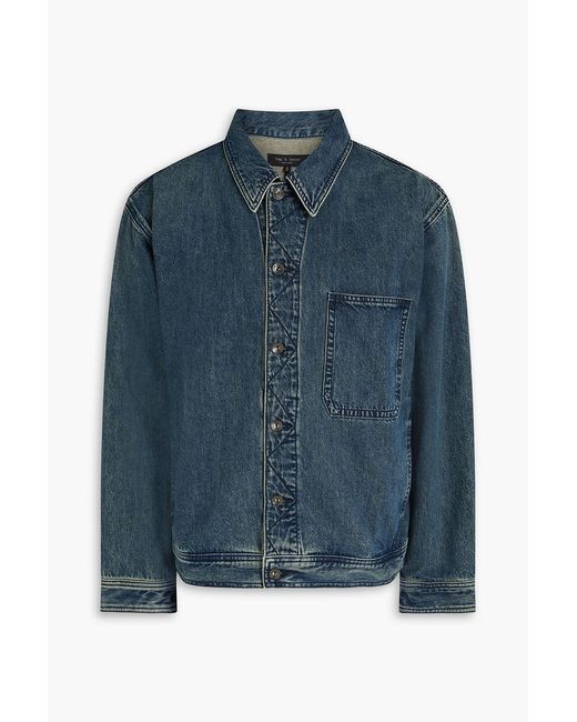 Rag & Bone Blue Cadence Denim Jacket for men