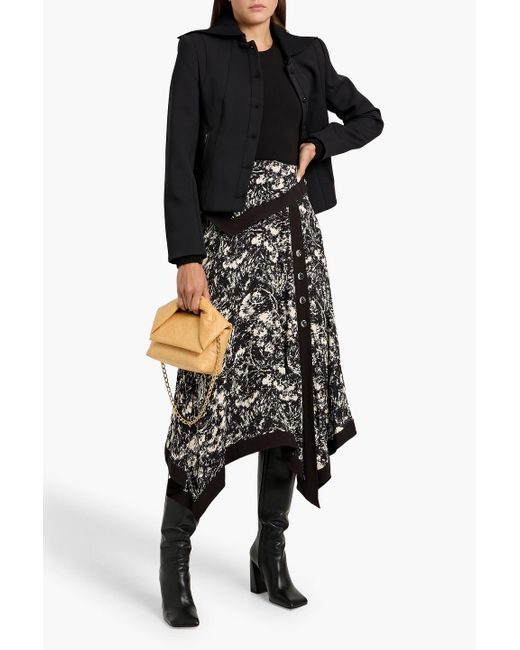 Jonathan Simkhai Black Bronwyn Twill Jacket