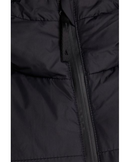Aztech Mountain Black Hudson Street Quilted Shell Hooded Jacket for men