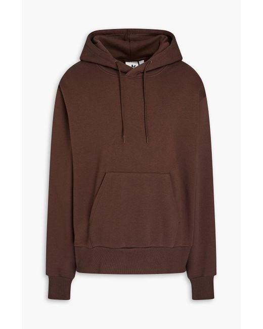 Adidas Originals Brown Printed French Cotton-terry Hoodie for men