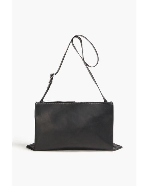 Jil Sander Black Leather Shoulder Bag