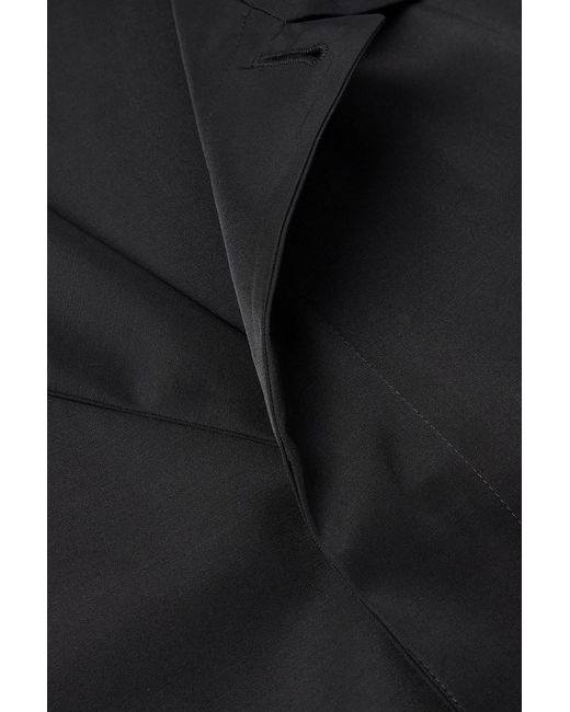 Fear Of God Black Eternal Oversized Logo-Appliquéd Twill Coat for men