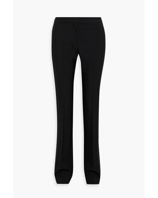 Alexander McQueen Black Wool-Twill Bootcut Pants