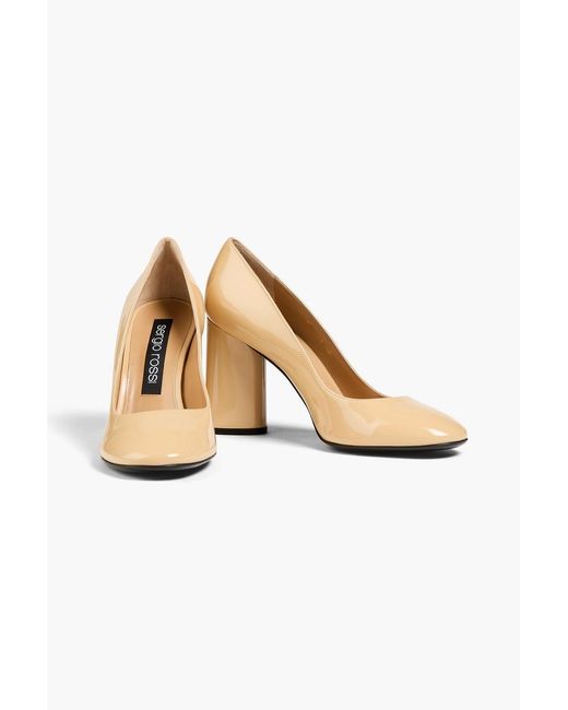 Sergio Rossi Natural Leather Pumps