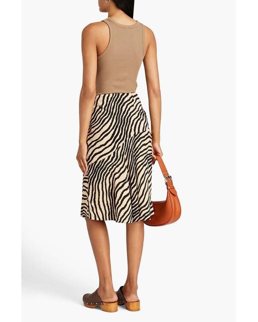 Samsøe & Samsøe Brown Alexo Ribbed Organic Stretch-Cotton Jersey Tank