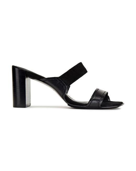 Rag & Bone Black Colt Suede And Leather Sandals
