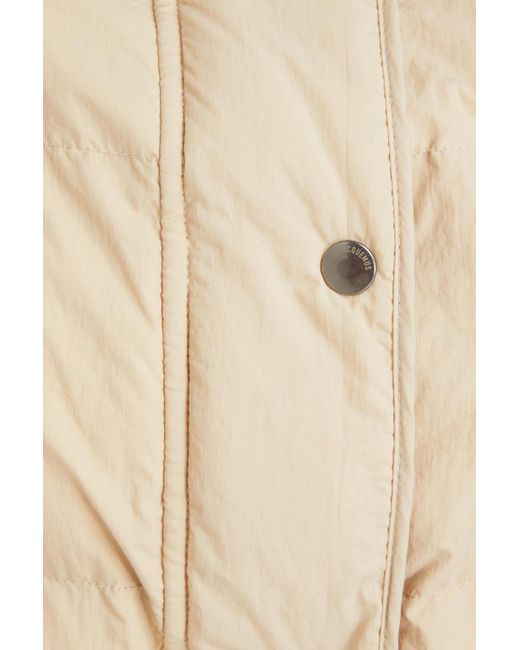 Jacquemus Natural La Doudoune Layered Ribbed-knit And Quilted Shell Jacket