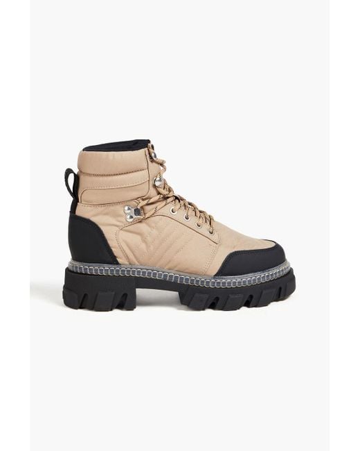 Ganni Natural Shell Hiking Boots