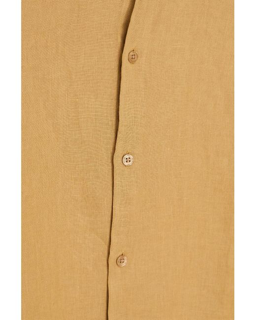 Frescobol Carioca Natural Antonio Linen Shirt for men