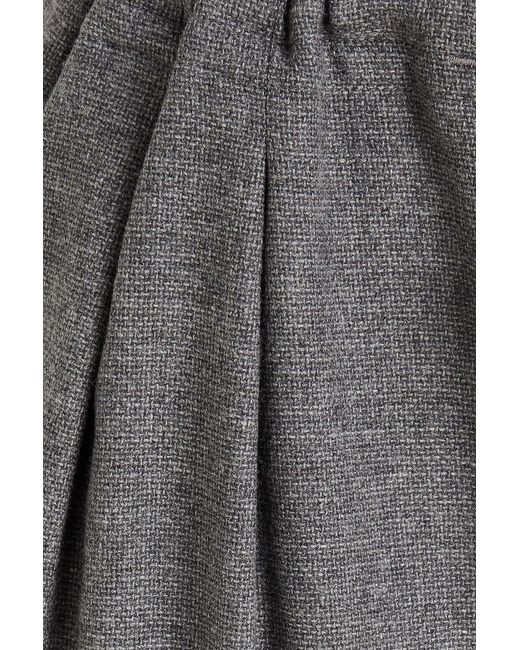 Maria McManus Gray Wool-blend Tapered Pants