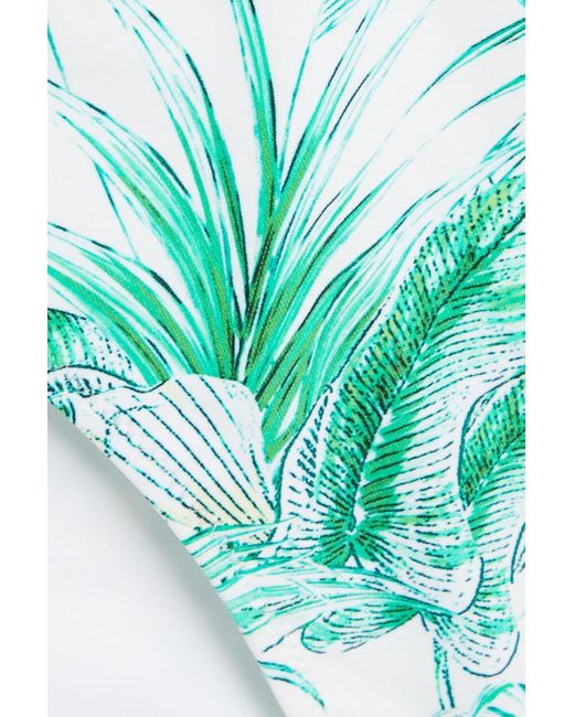 Melissa Odabash Blue Key West Printed Low-rise Bikini Briefs