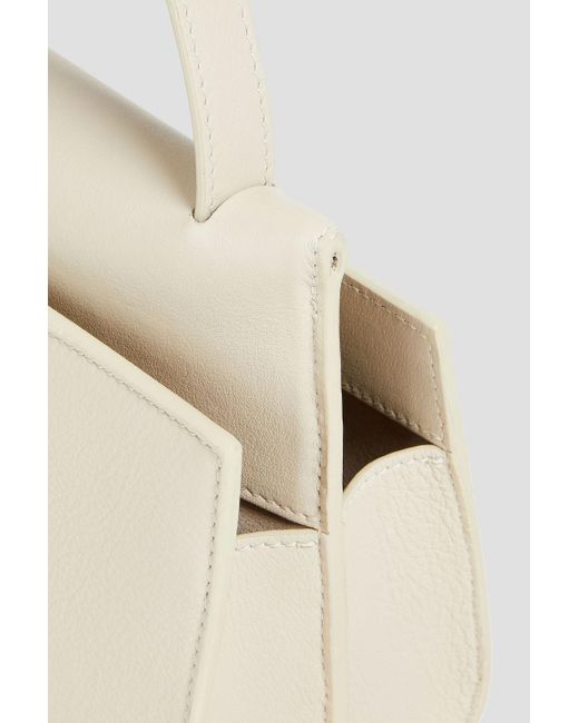 Elleme Natural Long Papillon Pebbled-leather Shoulder Bag
