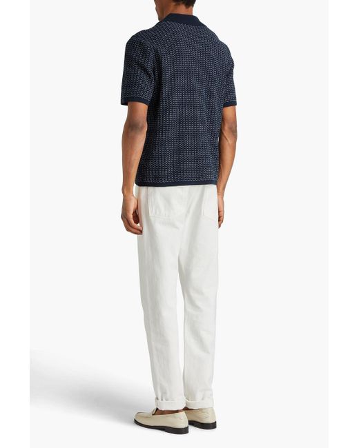 Rag & Bone Avery hemd aus jacquard aus einer baumwollmischung in Blue für Herren