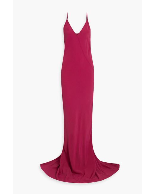 Rick Owens Pink Crepe Gown