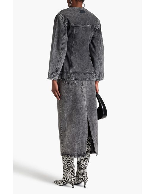 Ganni Black Denim Jacket