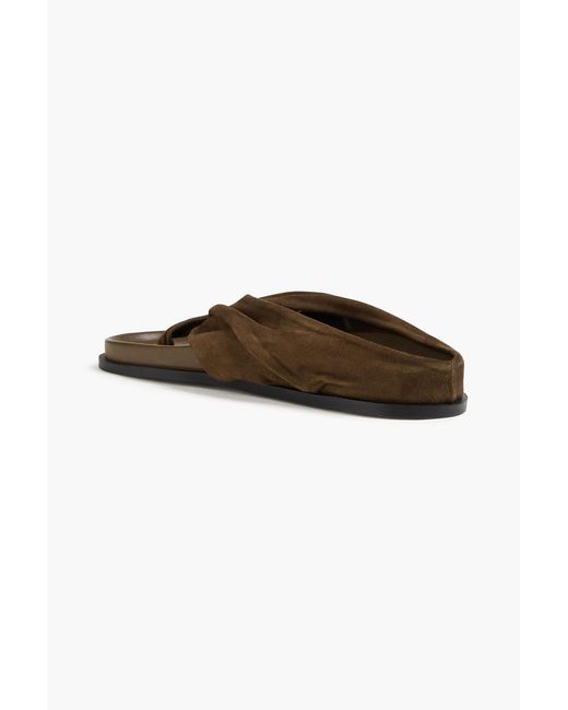 A.Emery Brown Shaw Suede Sandals