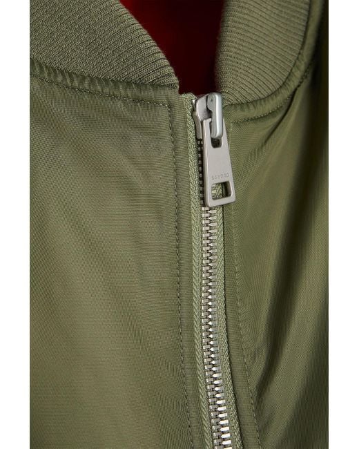 Sandro Green Shell Bomber Jacket for men