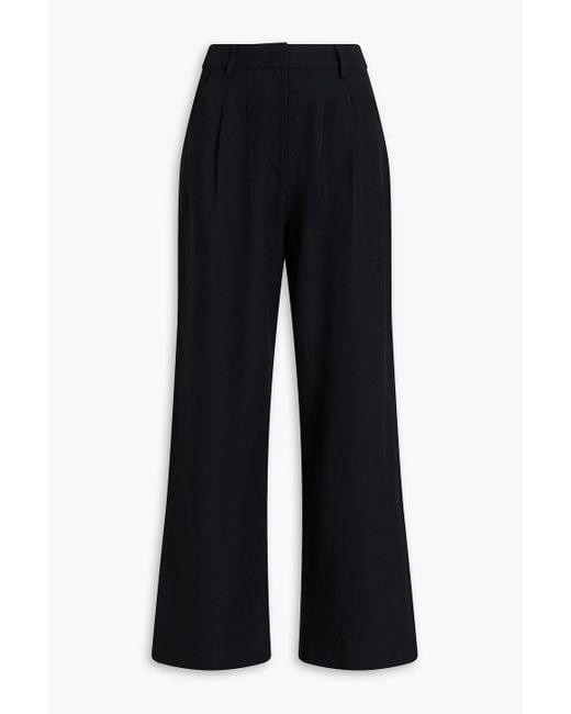 Farm Rio Black Hose mit weitem bein aus faille mit falten
