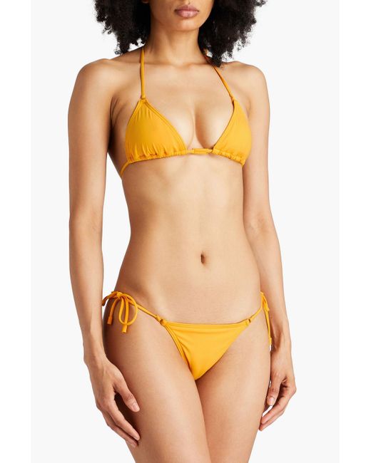 Zimmermann Yellow Low-rise Bikini Briefs