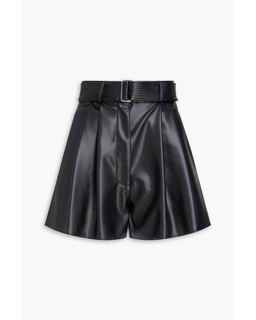 Alex Perry Black Pleated Shorts