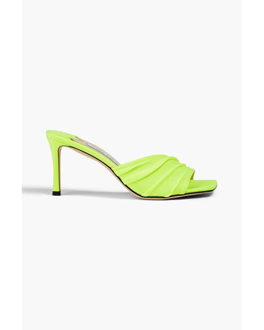 Neon mules hotsell