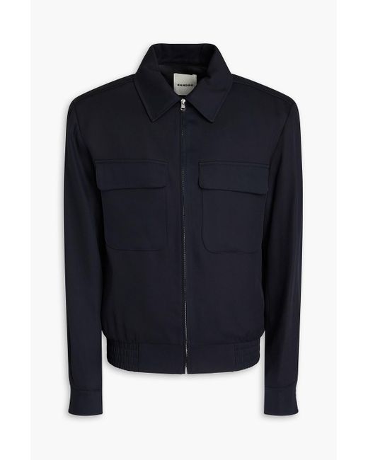 Sandro Blue Lyocell-blend Jacket for men
