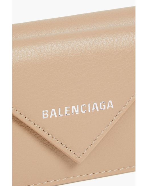 Balenciaga Natural Leather Coin Purse