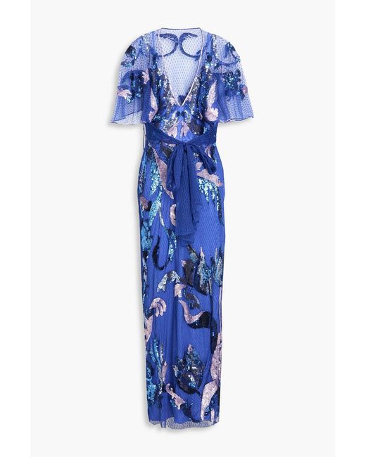 temperley london blue dress Temperley London Size 6 Blue Dress – Chic Consignment LLC main image 0