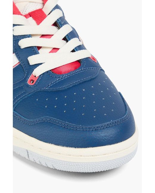 Comme des Garçons Blue Ex89 Leather Sneakers for men
